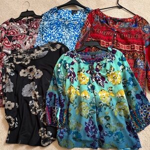 Bundle of 5  Women's New Direction Tops